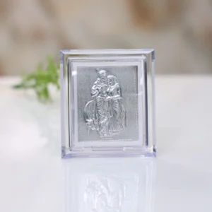 Radha Ji Krishna Ji Grace Silver Frame