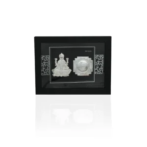 Silver Laxmi ji Frame